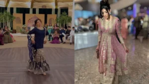 Pakistani woman dances