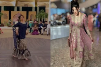 Pakistani woman dances