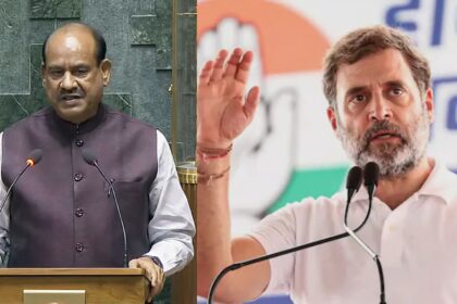 Om Birla Silences Rahul Gandhi