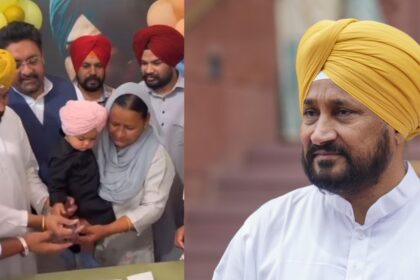 Charanjit Singh Channi attends 1st birthday