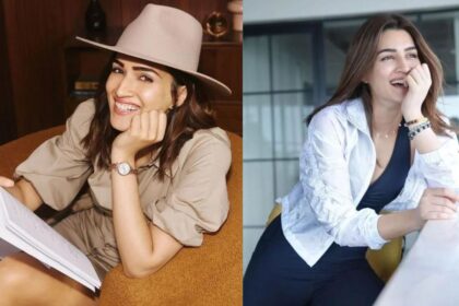 Kriti Sanon Shooting in Delhi