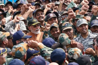 PM Modi Salutes Soldiers at Adampur