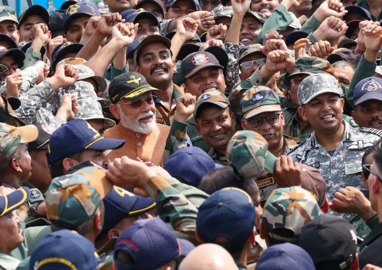 PM Modi Salutes Soldiers at Adampur