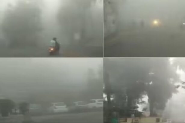 Fog Surprise Tourists in Mount Abu