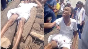 Drama at Cremation