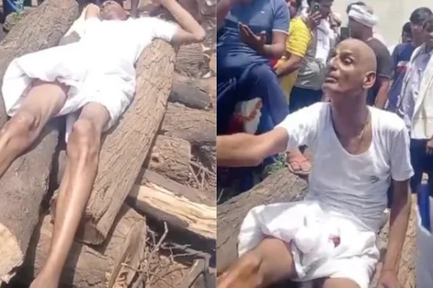 Drama at Cremation