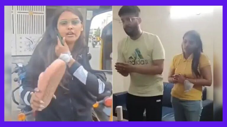 Woman Assaults Auto Driver with Slipper